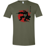 T-Shirts Military Green / S TMNT - Sai Warrior Men's Semi-Fitted Softstyle