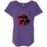 T-Shirts Purple Rush / X-Small TMNT - Sai Warrior Triblend Dolman Sleeve