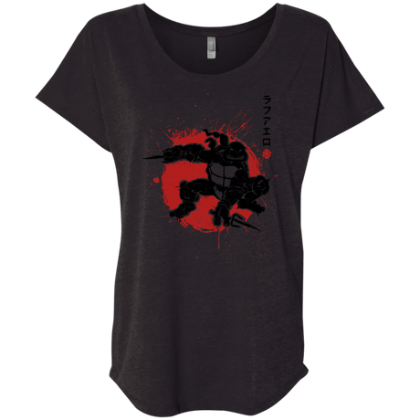 T-Shirts Vintage Black / X-Small TMNT - Sai Warrior Triblend Dolman Sleeve