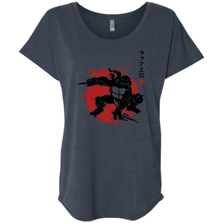 T-Shirts Vintage Navy / X-Small TMNT - Sai Warrior Triblend Dolman Sleeve