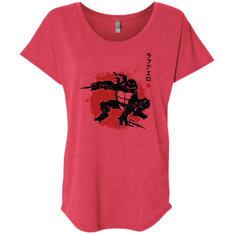 T-Shirts Vintage Red / X-Small TMNT - Sai Warrior Triblend Dolman Sleeve