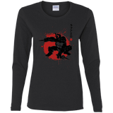 T-Shirts Black / S TMNT - Sai Warrior Women's Long Sleeve T-Shirt