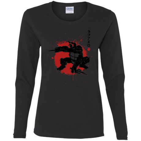 T-Shirts Black / S TMNT - Sai Warrior Women's Long Sleeve T-Shirt