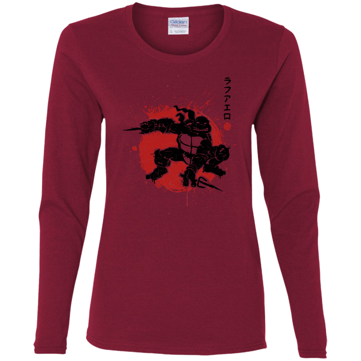 T-Shirts Cardinal / S TMNT - Sai Warrior Women's Long Sleeve T-Shirt