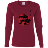 T-Shirts Cardinal / S TMNT - Sai Warrior Women's Long Sleeve T-Shirt