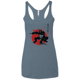T-Shirts Indigo / X-Small TMNT - Sai Warrior Women's Triblend Racerback Tank