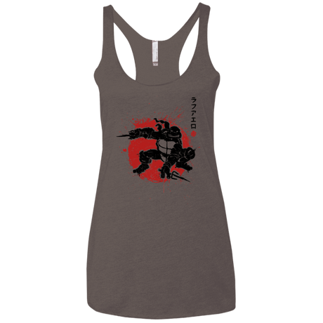 T-Shirts Macchiato / X-Small TMNT - Sai Warrior Women's Triblend Racerback Tank
