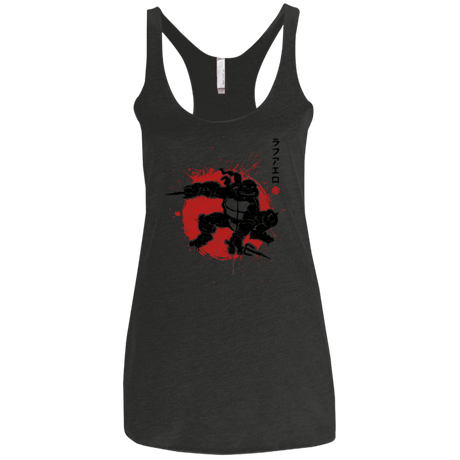 T-Shirts Vintage Black / X-Small TMNT - Sai Warrior Women's Triblend Racerback Tank