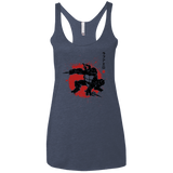 T-Shirts Vintage Navy / X-Small TMNT - Sai Warrior Women's Triblend Racerback Tank