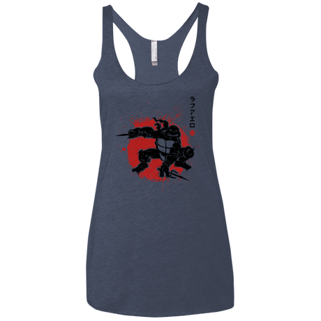 T-Shirts Vintage Navy / X-Small TMNT - Sai Warrior Women's Triblend Racerback Tank