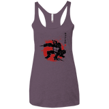 T-Shirts Vintage Purple / X-Small TMNT - Sai Warrior Women's Triblend Racerback Tank
