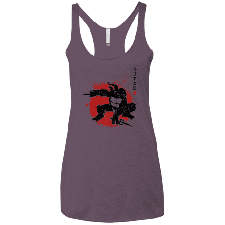 T-Shirts Vintage Purple / X-Small TMNT - Sai Warrior Women's Triblend Racerback Tank