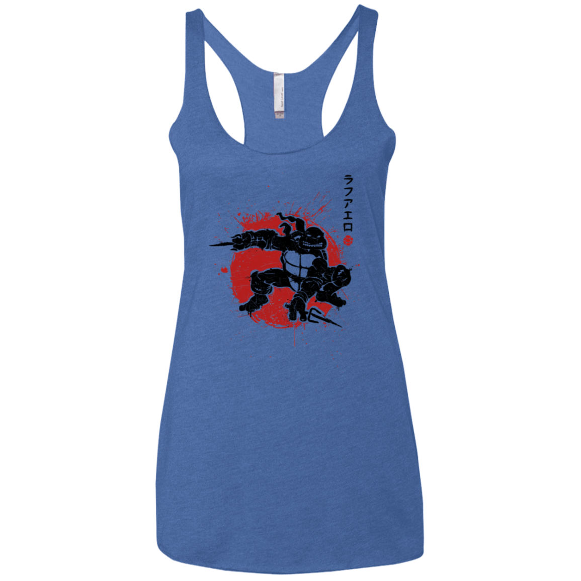 T-Shirts Vintage Royal / X-Small TMNT - Sai Warrior Women's Triblend Racerback Tank