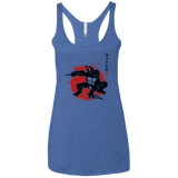T-Shirts Vintage Royal / X-Small TMNT - Sai Warrior Women's Triblend Racerback Tank