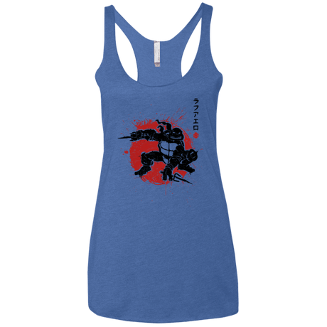 T-Shirts Vintage Royal / X-Small TMNT - Sai Warrior Women's Triblend Racerback Tank