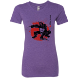 T-Shirts Purple Rush / S TMNT - Sai Warrior Women's Triblend T-Shirt