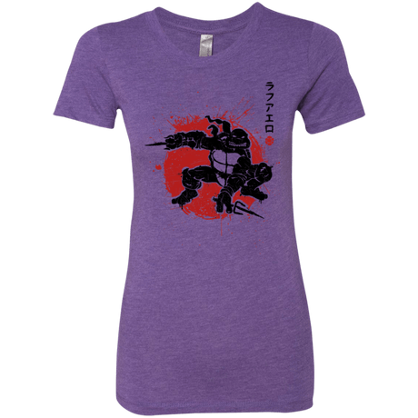T-Shirts Purple Rush / S TMNT - Sai Warrior Women's Triblend T-Shirt