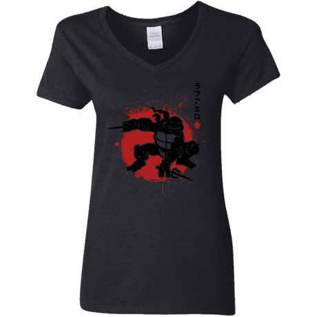 T-Shirts Black / S TMNT - Sai Warrior Women's V-Neck T-Shirt