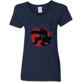 T-Shirts Navy / S TMNT - Sai Warrior Women's V-Neck T-Shirt