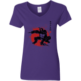 T-Shirts Purple / S TMNT - Sai Warrior Women's V-Neck T-Shirt