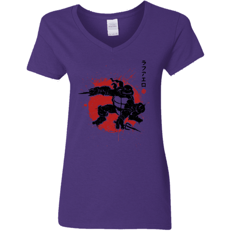 T-Shirts Purple / S TMNT - Sai Warrior Women's V-Neck T-Shirt