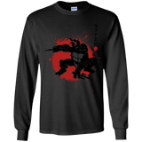 T-Shirts Black / YS TMNT - Sai Warrior Youth Long Sleeve T-Shirt