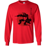 T-Shirts Red / YS TMNT - Sai Warrior Youth Long Sleeve T-Shirt