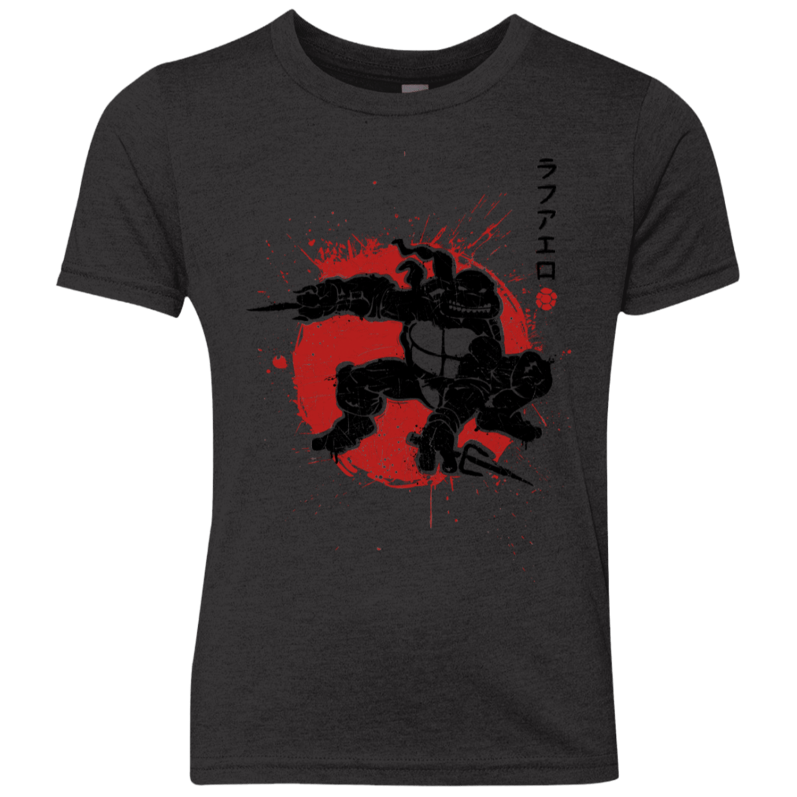 T-Shirts Vintage Black / YXS TMNT - Sai Warrior Youth Triblend T-Shirt