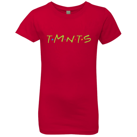 T-Shirts Red / YXS TMNTS Girls Premium T-Shirt
