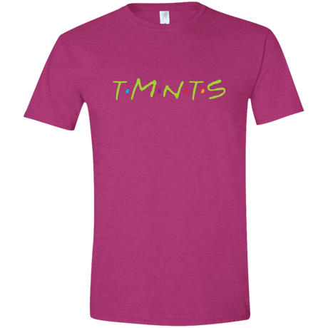 T-Shirts Antique Heliconia / S TMNTS Men's Semi-Fitted Softstyle
