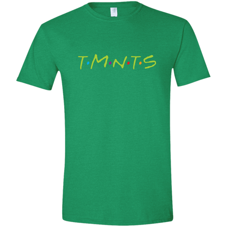 T-Shirts Heather Irish Green / S TMNTS Men's Semi-Fitted Softstyle