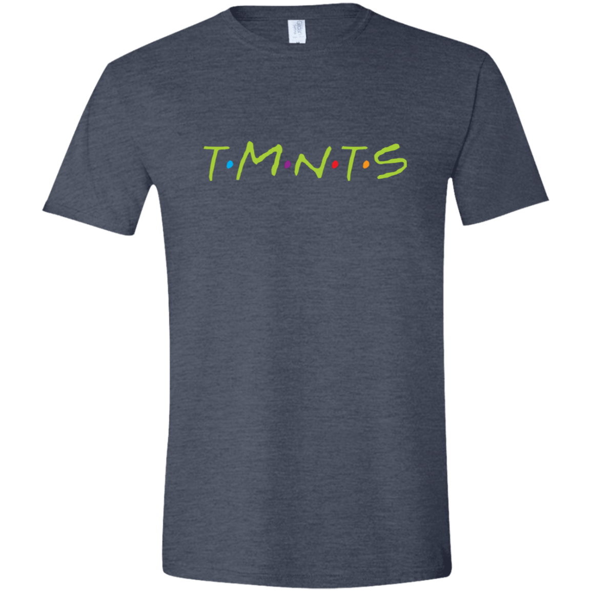 T-Shirts Heather Navy / S TMNTS Men's Semi-Fitted Softstyle