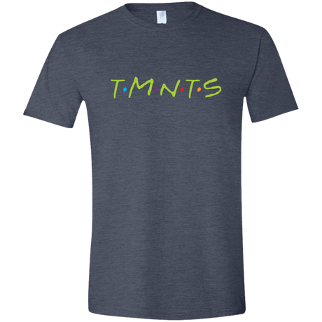 T-Shirts Heather Navy / S TMNTS Men's Semi-Fitted Softstyle