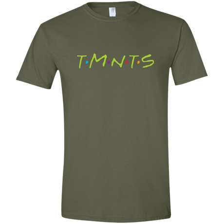 T-Shirts Military Green / S TMNTS Men's Semi-Fitted Softstyle