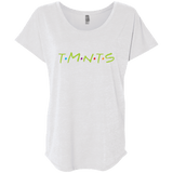 T-Shirts Heather White / X-Small TMNTS Triblend Dolman Sleeve