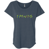 T-Shirts Indigo / X-Small TMNTS Triblend Dolman Sleeve