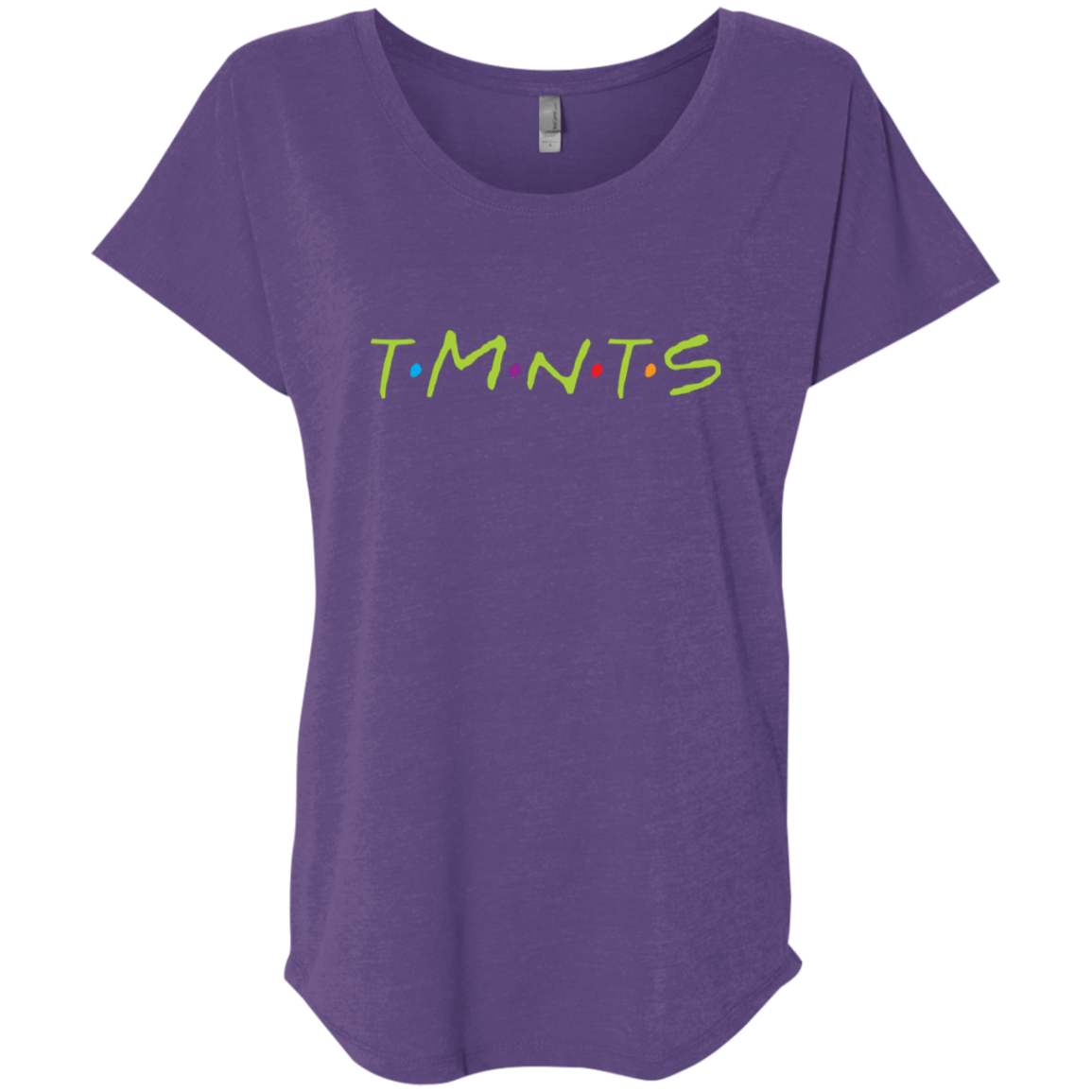 T-Shirts Purple Rush / X-Small TMNTS Triblend Dolman Sleeve