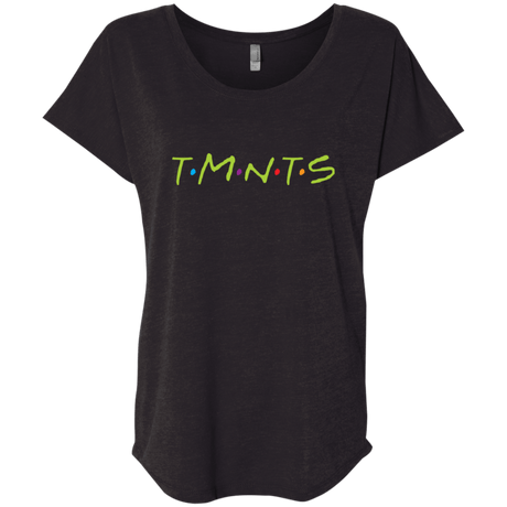 T-Shirts Vintage Black / X-Small TMNTS Triblend Dolman Sleeve