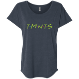 T-Shirts Vintage Navy / X-Small TMNTS Triblend Dolman Sleeve