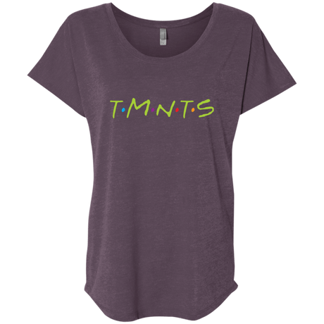 T-Shirts Vintage Purple / X-Small TMNTS Triblend Dolman Sleeve