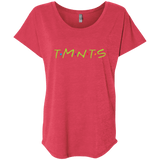 T-Shirts Vintage Red / X-Small TMNTS Triblend Dolman Sleeve