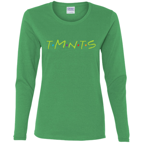 T-Shirts Irish Green / S TMNTS Women's Long Sleeve T-Shirt