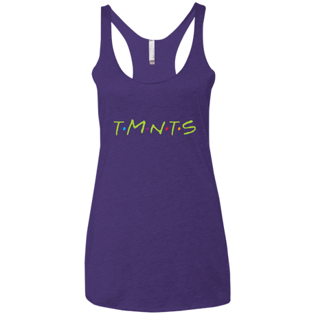 T-Shirts Purple Rush / X-Small TMNTS Women's Triblend Racerback Tank