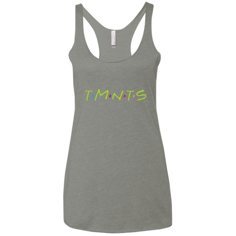 T-Shirts Venetian Grey / X-Small TMNTS Women's Triblend Racerback Tank
