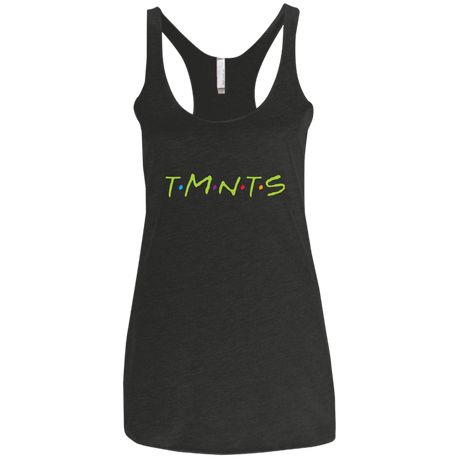T-Shirts Vintage Black / X-Small TMNTS Women's Triblend Racerback Tank