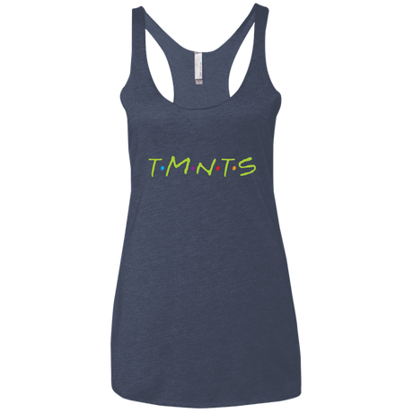 T-Shirts Vintage Navy / X-Small TMNTS Women's Triblend Racerback Tank