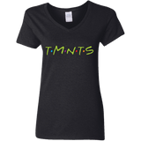 T-Shirts Black / S TMNTS Women's V-Neck T-Shirt