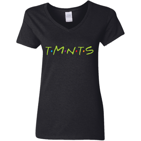 T-Shirts Black / S TMNTS Women's V-Neck T-Shirt