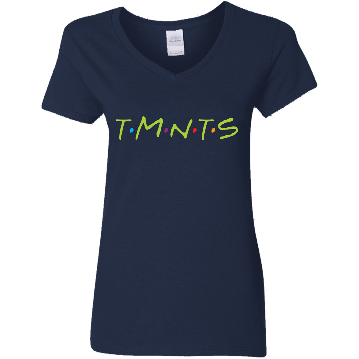 T-Shirts Navy / S TMNTS Women's V-Neck T-Shirt