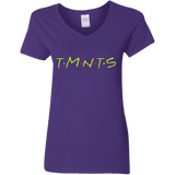 T-Shirts Purple / S TMNTS Women's V-Neck T-Shirt